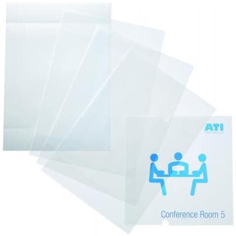 Inserti Traslucidi Ricambio Targa Crystal Sign Nr. 4824 Trasparente 10 Pz - Foto 1