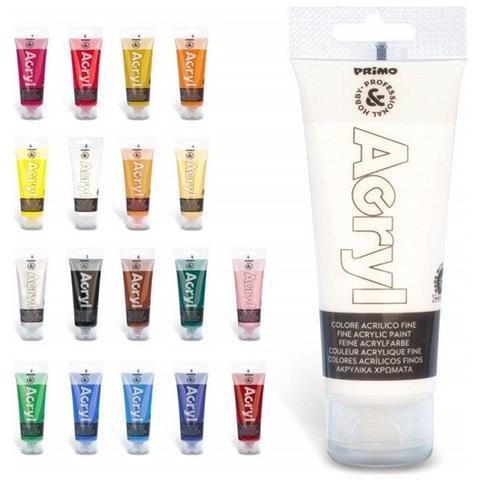 Tempera Acrilico Morocolor Tubetto 75ml Rosa Fluo - Foto 2