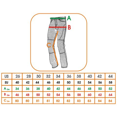 Pantaloni Moto Idrorepellente Inserti Aramid Protezioni Omologate Ce Nero 36 - Foto 2