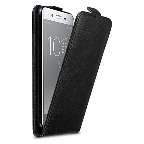 Custodia Compatibile Con Sony Xperia Xz Premium In Nero Di Notte - Coperchio Protettivo In Design Flip Con Chiusura Magnetica - Foto 1