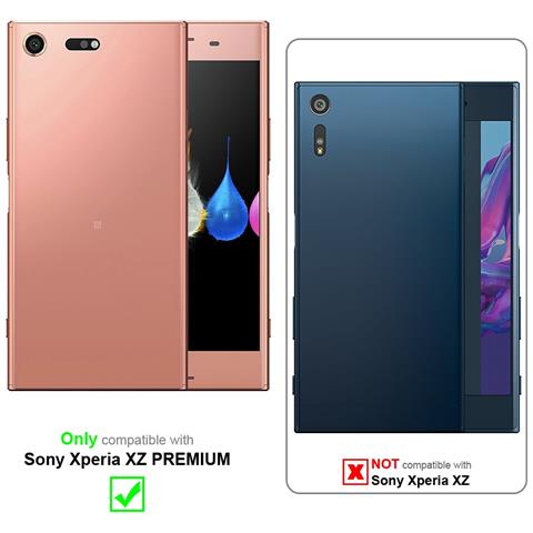 Custodia Compatibile Con Sony Xperia Xz Premium In Nero Di Notte - Coperchio Protettivo In Design Flip Con Chiusura Magnetica - Foto 11
