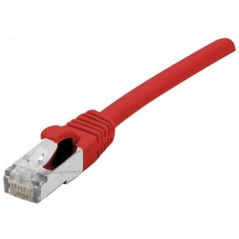 Patch Cord Rj45 Cat. 6a S / ftp Lszh Snagless Red- 0.30 M Full Copper - Foto 1