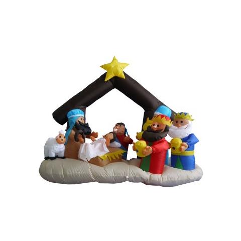 Scarica Presepe con i Tre Re Magi, Gesù e Maria Sfondi Online