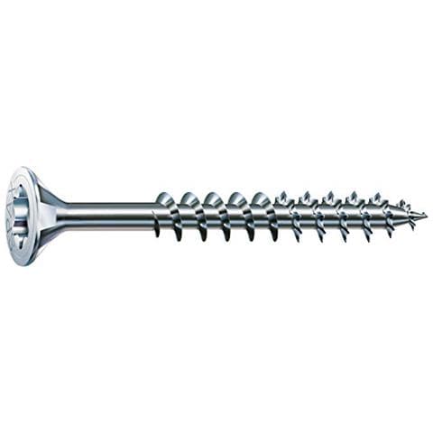 T-star Più 0/1050/1 / 30 / 30/01 Vite Universale Con Testa Svasata, 4tagliare, Filettatura Parziale, Lucida Zincata Tramite Galvanizzazione, Zincato, 3,0 X 30 Mm - Foto 1