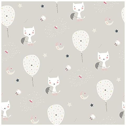 Set Di Lenzuola Haciendo El Indio Balloons And Cats Letto Da 105 (180 X 270 Cm)  - Foto 2