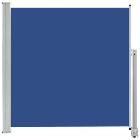Tenda Laterale Retrattile Per Patio 160x300 Cm Blu - Foto 1