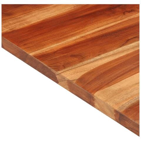 Piano Tavolo in Legno Massello di Acacia 25-27 mm 60x60 cm - Foto 8