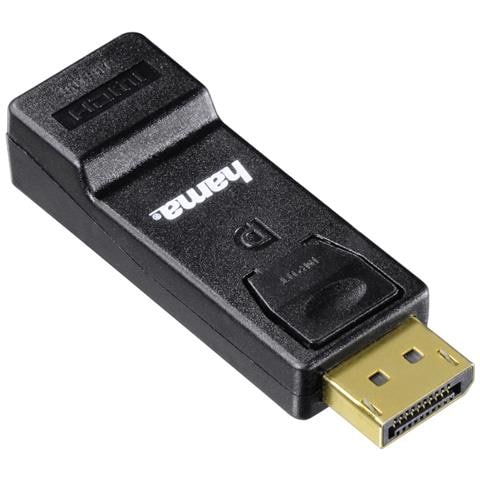 00133492 adattatore per inversione del genere dei cavi DisplayPort HDMI Nero - Foto 1