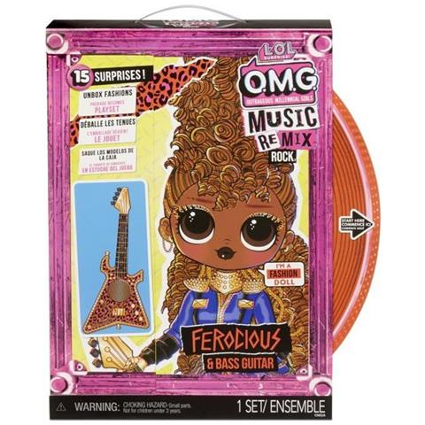 Omg Remix Rock- Feroce E Basso - Fashion Doll 24cm - Foto 1