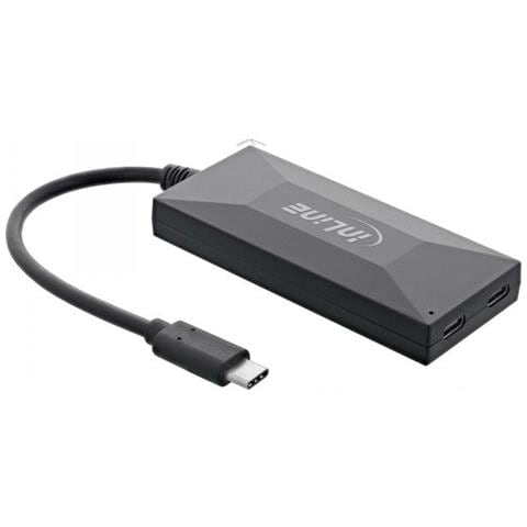 Hub USB 3.2 Gen. 1, da USB-C a 2 porte USB-C e 3 porte USB-A, no alim. - Foto 1
