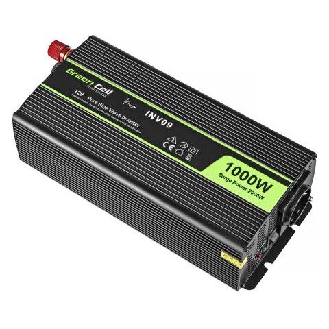 Inv09 Adattatore E Invertitore Auto 1000 W Nero - Foto 3