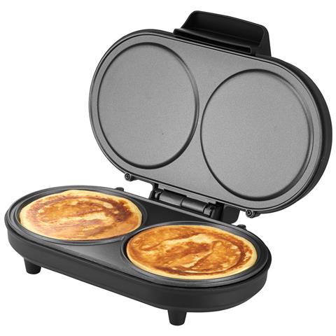 Unold Pancake Maker American Crepiera 2 Crepe 1000 W Nero, Acciaio Inossidabile - Foto 2