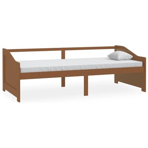 Divano Letto A 3 Posti Miele In Legno Massello Di Pino 90x200cm - Foto 1