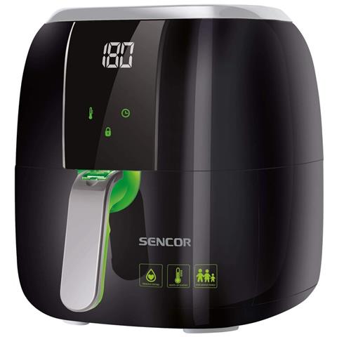 SFR 5321BK friggitrice Singolo 3 L Indipendente 1400 W Friggitrice ad aria calda Nero - Foto 1
