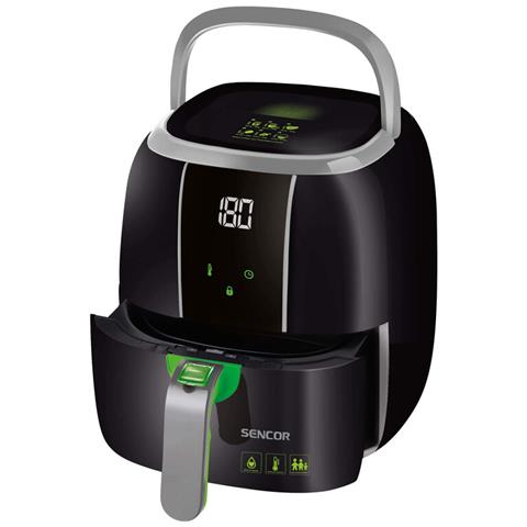 SFR 5321BK friggitrice Singolo 3 L Indipendente 1400 W Friggitrice ad aria calda Nero - Foto 2
