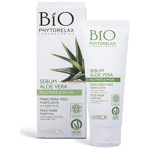 Maschera viso purificante sebum aloe vera 75 ml - Foto 1