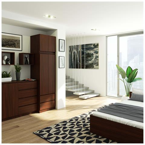 Sopralzo per armadio S60, 60x51x55 cm, Colore Weng? - Foto 7