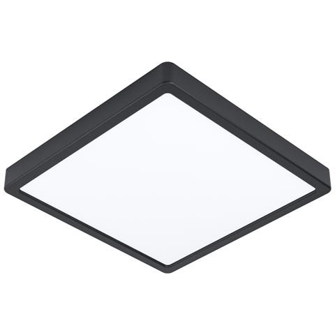 Plafoniera Moderna Fueva 5 In Acciaio Nero Led 20,5w 3000k Ip20 - Foto 1