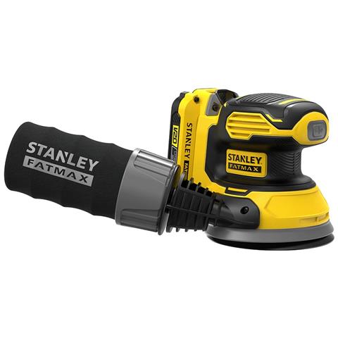 Levigatrice Roto-orbitale V20 18v 125mm Stanley Fatmax Sfmcw220d1s - Foto 1