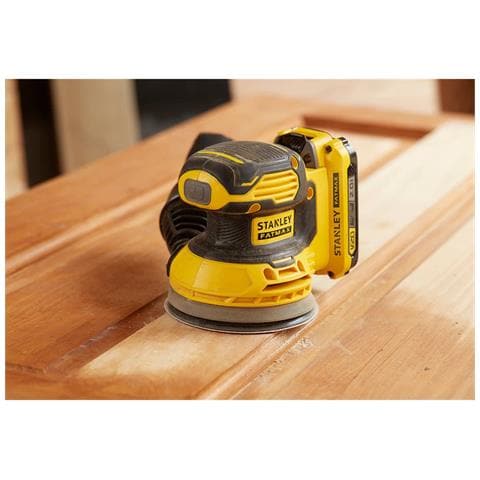 Levigatrice Roto-orbitale V20 18v 125mm Stanley Fatmax Sfmcw220d1s - Foto 2