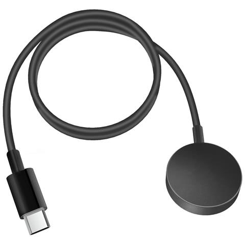 Caricabatterie Usb-c Per Samsung Galaxy Watch 3/4/5/6/7, Active 1/2 Black - Foto 1
