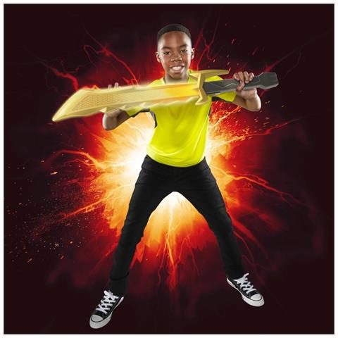 Dino Fury Power Rangers Megafury Sabre Con Effetti Sonori E Luminosi, Giallo - Foto 5