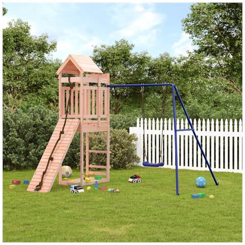 Set Da Gioco Da Esterno In Legno Massello Di Douglas - Foto 1