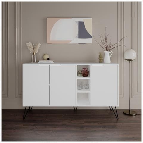 Madia Clara Bianco 3 Ante 142x35,5x83h - Foto 1