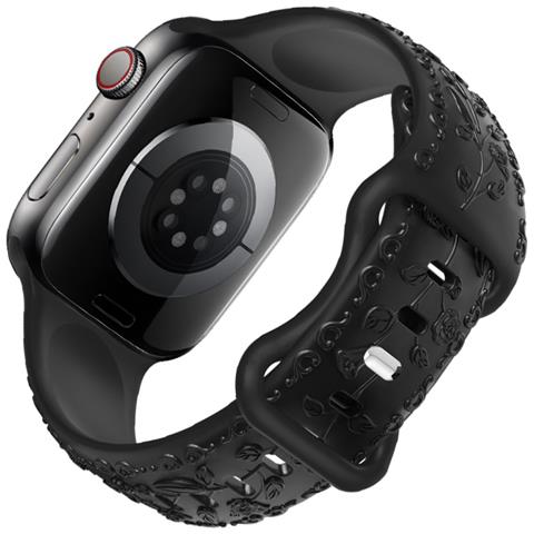 Cinturino Per Apple Watch In Silicone Black 22 Mm - Foto 2