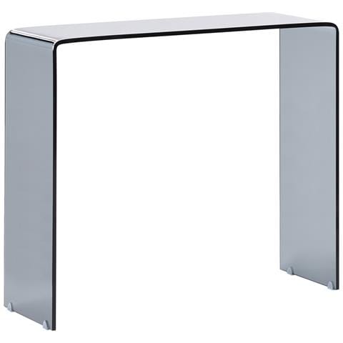 Tavolino Consolle Kendall Vetro Temperato Nero - Foto 2