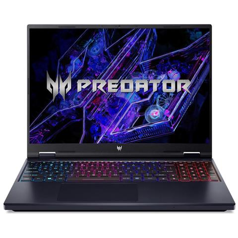 Predator PHN16-72-74XC Intel® Core™ i7 i7-14650HX Computer portatile 40,6 cm (16") WUXGA 16 GB DDR5-SDRAM 1 TB SSD NVIDIA GeForce RTX 4060 Wi-Fi 6E (802.11ax) Windows 11 Home Nero - Foto 1