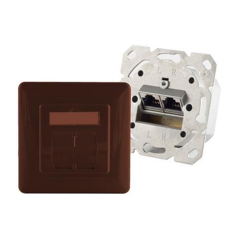BS74280-BR presa energia RJ-45 Marrone - Foto 1