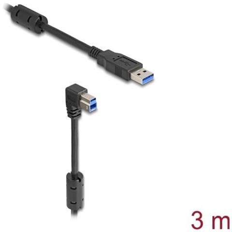 81114 - Usb 3.0 Kabel A Stecker Auf B Stecker 90° Unten 3 M - Kabel - Digital /daten (81114) - Foto 1