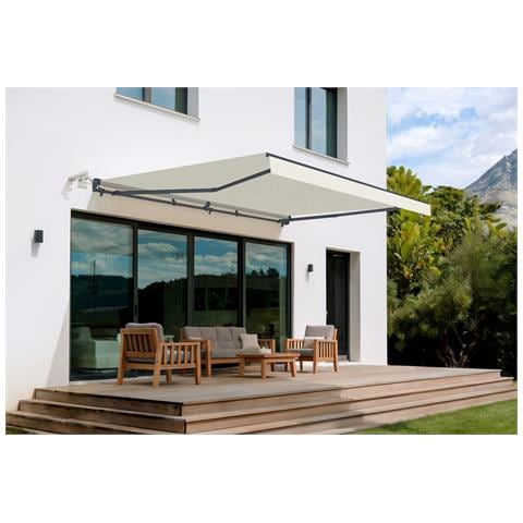 Tenda Da Sole Semicassonata Motorizzata Fazzio 5x3m Beige - Foto 1
