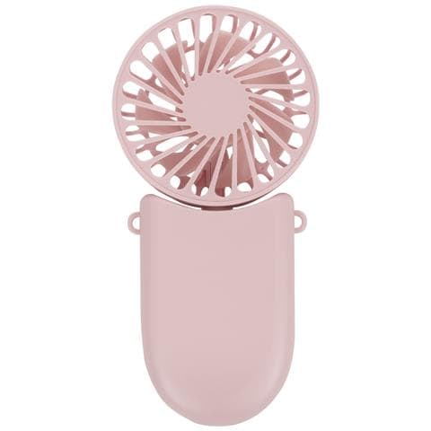 Mini Ventilatore Portatile Con Batteria Ricaricabile Con Cordino Per Appenderlo. 16,5x2,8x8 Cm. Colore Rosa - Foto 2