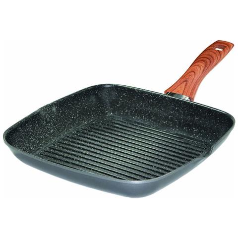 Bistecchiera28 X 28 Cm, Con 2 Beccucci, Adatta A Induzione - Foto 1