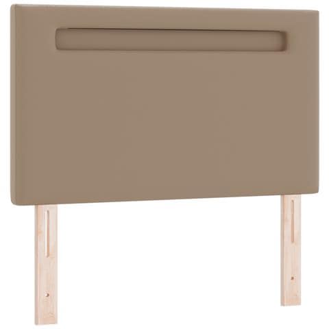 Testiera  Design Semplice Cappuccino 100 cm in Ecopelle - Foto 1