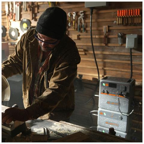 AC240P stazione di alimentazione portatile 4 Litio Ferro Fosfato (LiFePo4) 36000 mAh 2400 W 33 kg - Foto 6