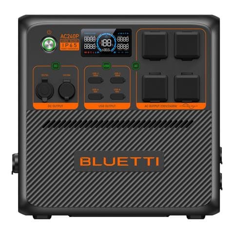 AC240P stazione di alimentazione portatile 4 Litio Ferro Fosfato (LiFePo4) 36000 mAh 2400 W 33 kg - Foto 1