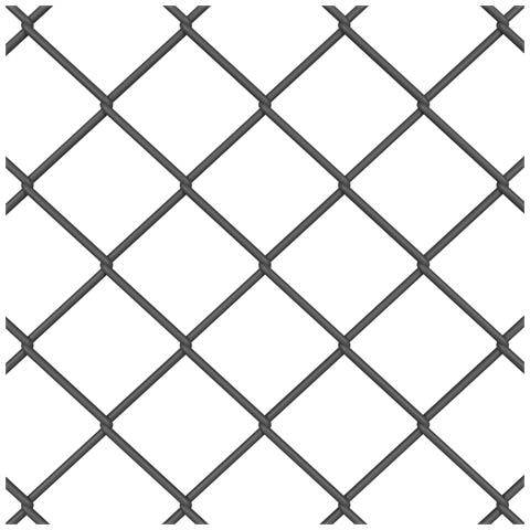 Recinzione in rete metallica con 13 post flangiati 1,2x25 m in acciaio zincato - Foto 9