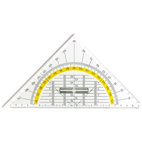 GEO300SS righello Righello da scrivania 160 mm Plastica Trasparente 1 pz - Foto 1
