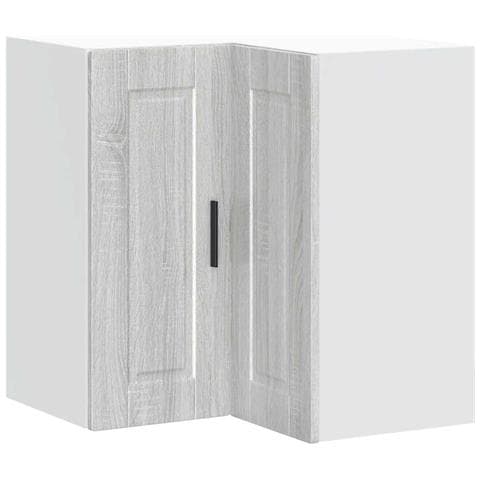 Pensile da Cucina ad Angolo Porto Grigio Sonoma in Truciolato - Foto 1