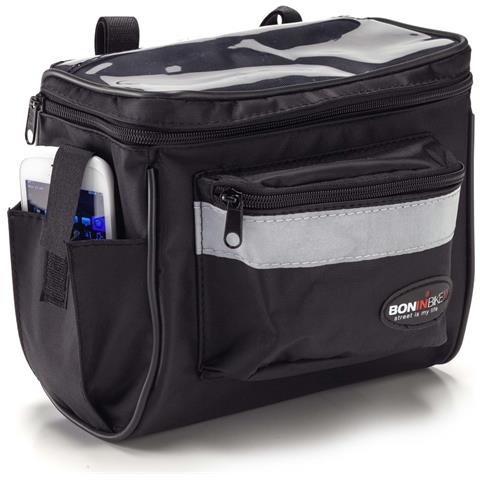 Borsa Al Manubrio Bike Con Velcro E Rifrang. - Foto 1