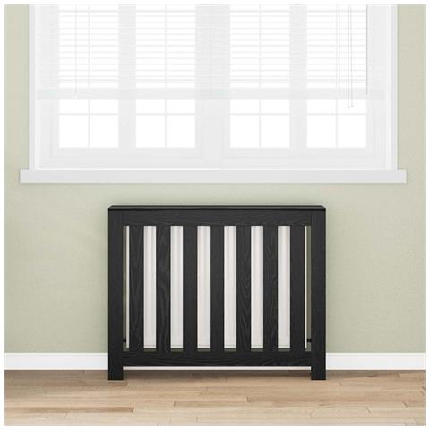 Copertura per radiatori Rovere Nero 104 x 20 x 82 cm - Foto 2