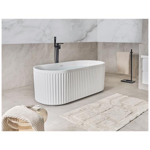Vasca Da Bagno Freestanding Serena 170 X 80 Cm Bianco - Foto 1