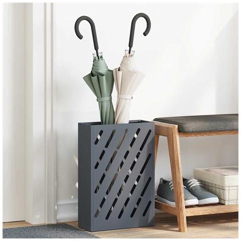Supporto per Ombrellone Antracite 28 x 12 x 41 cm Acciaio - Foto 2
