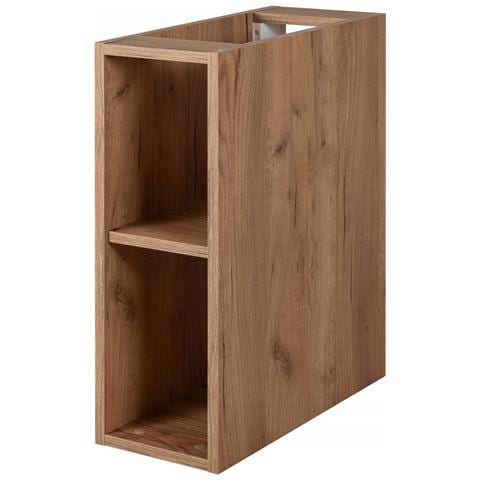 | mobile sottolavabo 140 cm - tappetino bianco - mobili bagno, lavabo, mobile bagno | mensola, piano di lavoro - marrone - Foto 2