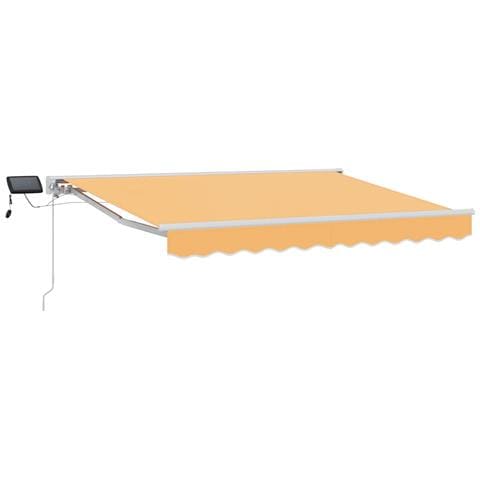 Cornice per Tenda Manuale con LED Sabbia 4,5 × 3 m - Foto 1