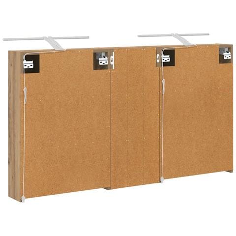 Set di Armadi da Bagno con lo scaffale 3 pcs 130 x 14,5 x 70 cm - Foto 9