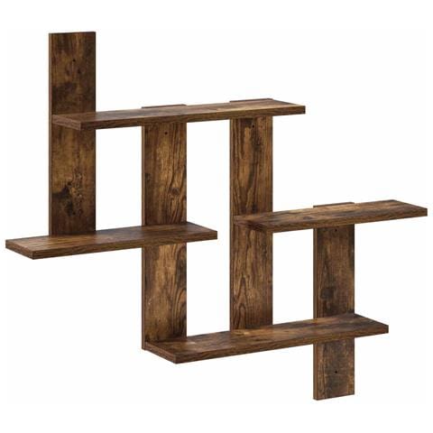 Scaffale da parete Rovere Fumo 85 x 13,5 x 73,5 cm - Foto 1